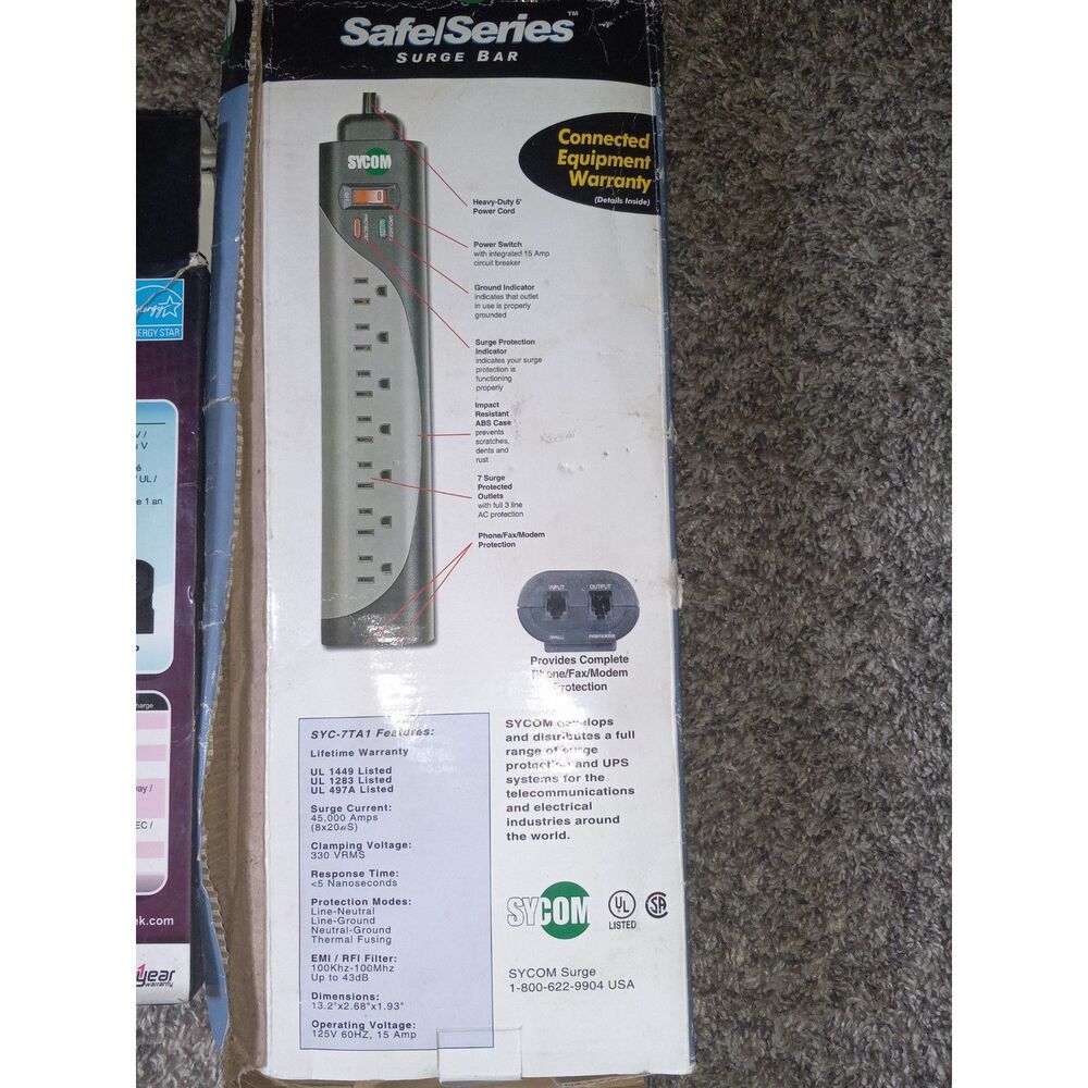 Sycom Safe Series Surge Bar - Picture 2 of 2
